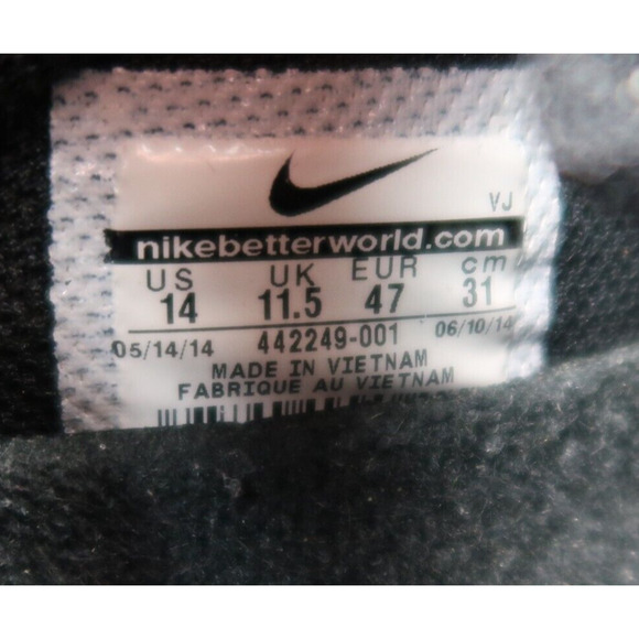 Nike Shoes Womens 14 Athletic Trainer Air Extreme Volley Black Grey Sport Active - Picture 12 of 14